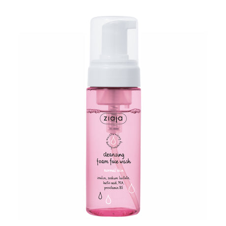 Ziaja Cleansing Foam Face Wash for Normal Skin - isolated on a white background