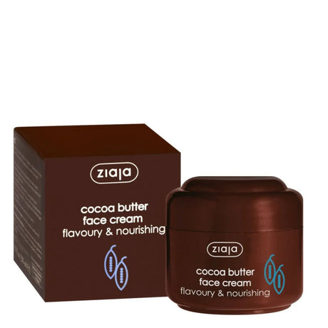Ziaja Cocoa Butter Face Cream Dry & Normal Skin - retail packaging on a white background