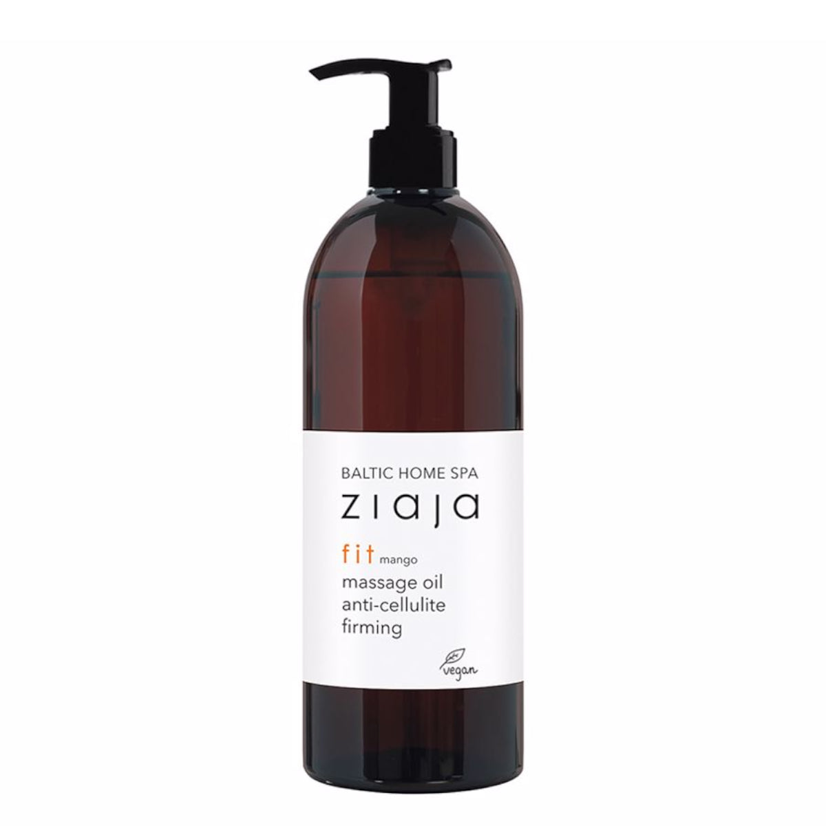 Ziaja Firming Anti-Cellulite Massage Oil 500ml - arranged with the included components on a white background