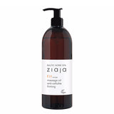 Ziaja Firming Anti-Cellulite Massage Oil 500ml - arranged with the included components on a white background