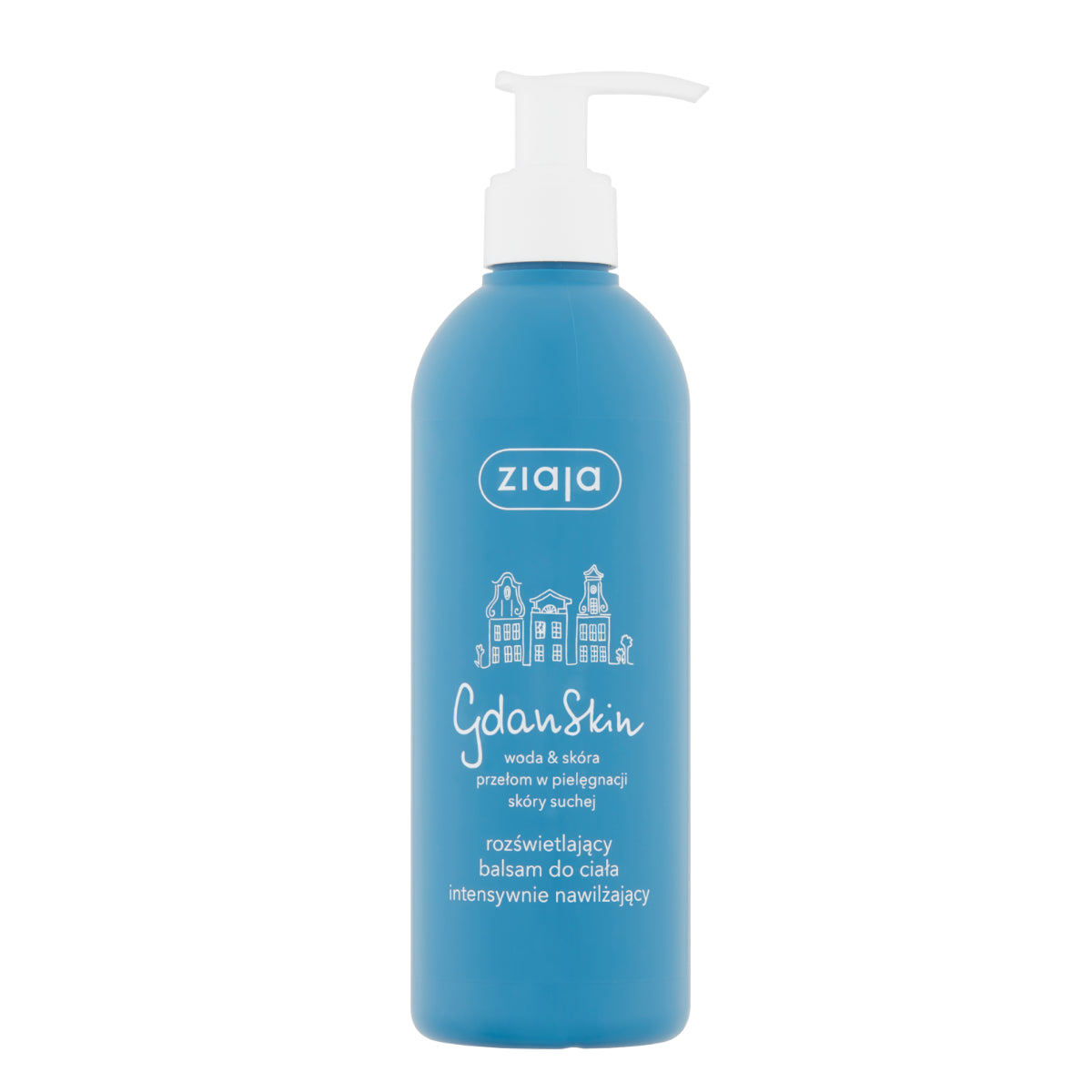 Ziaja GdanSkin Illuminating & Moisturising Body Lotion - isolated on a white background