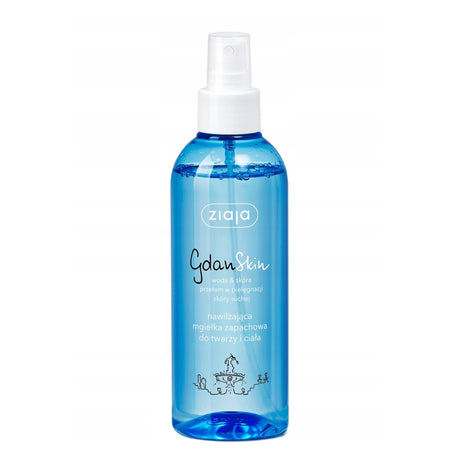 Ziaja GdanSkin Moisturising Face & Body Mist - isolated on a white background