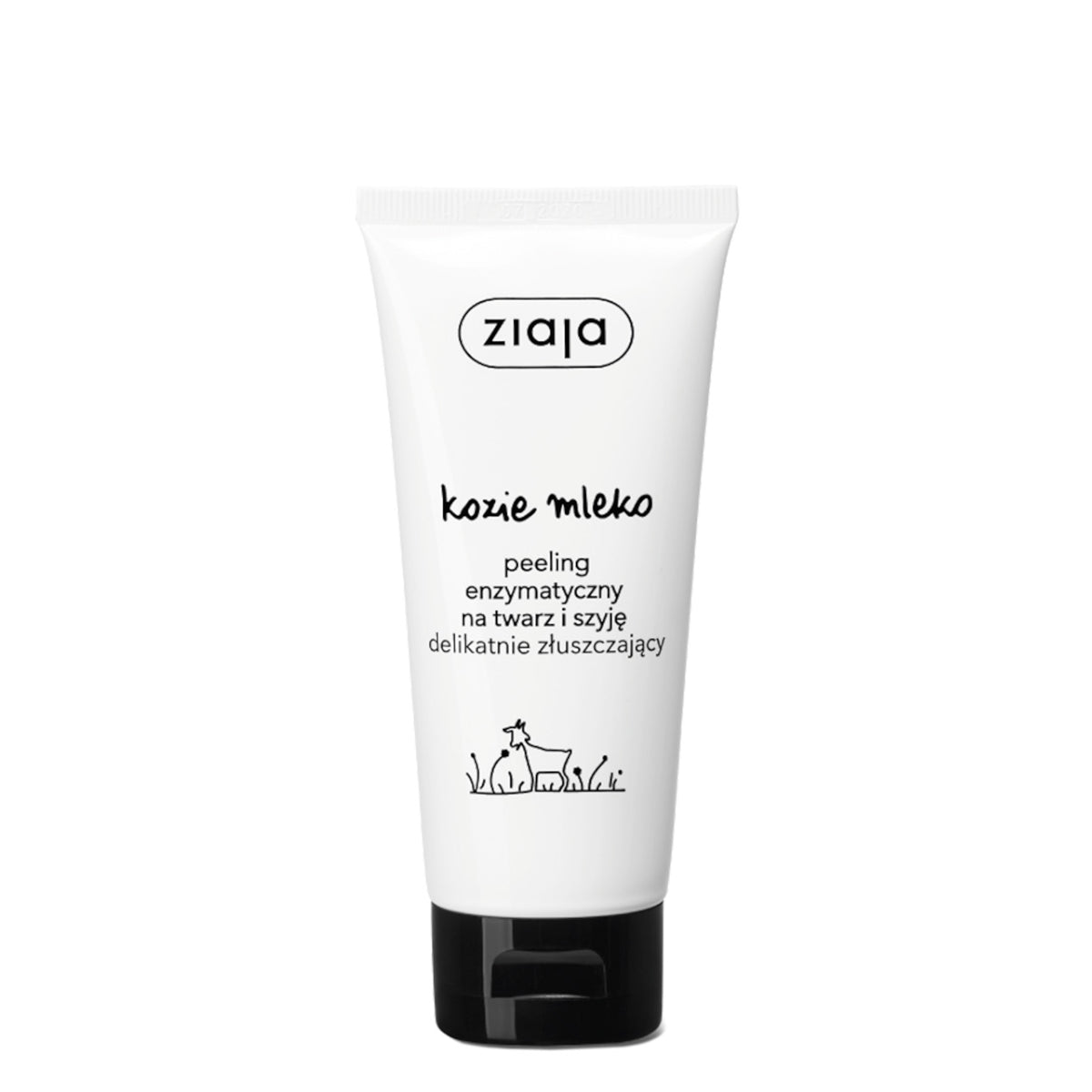 Ziaja Goat's Milk Enzyme Peeling Gently Exfoliating - isolated on a white background