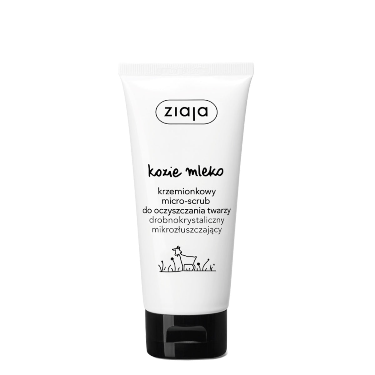 Ziaja Goat's Milk Siliceous Micro-Scrub Cleansing & Smoothing - isolated on a white background