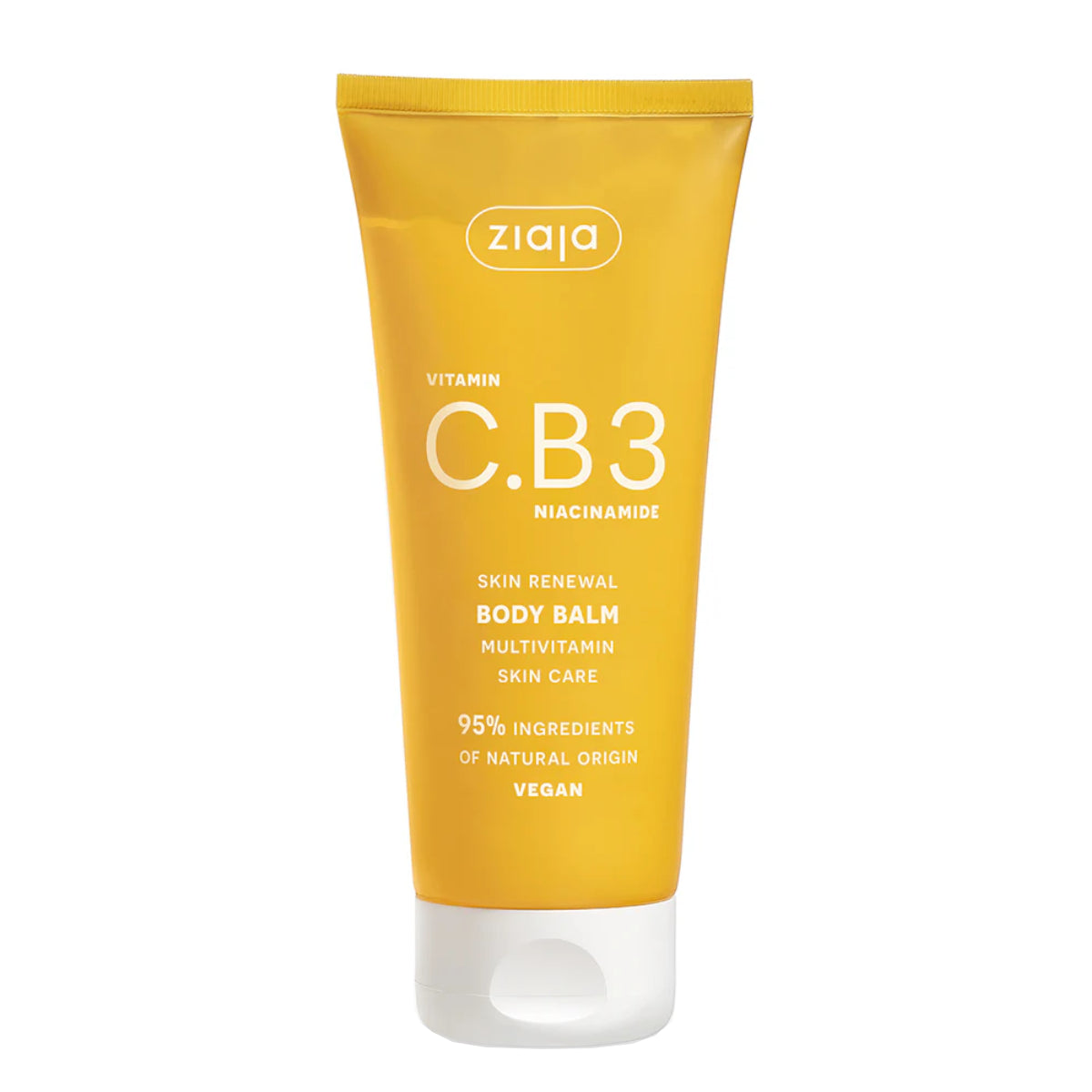 Ziaja Vitamin C.B3 Niacinamide Body Balm - isolated on a white background