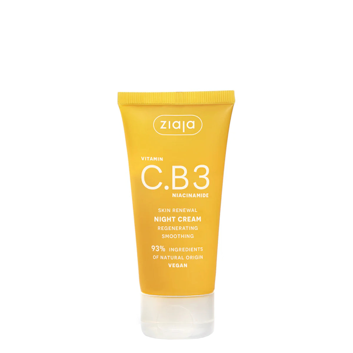 Ziaja Vitamin C.B3 Niacinamide Night Cream - retail packaging on a white background
