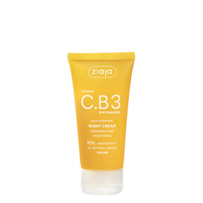 Ziaja Vitamin C.B3 Niacinamide Night Cream - retail packaging on a white background