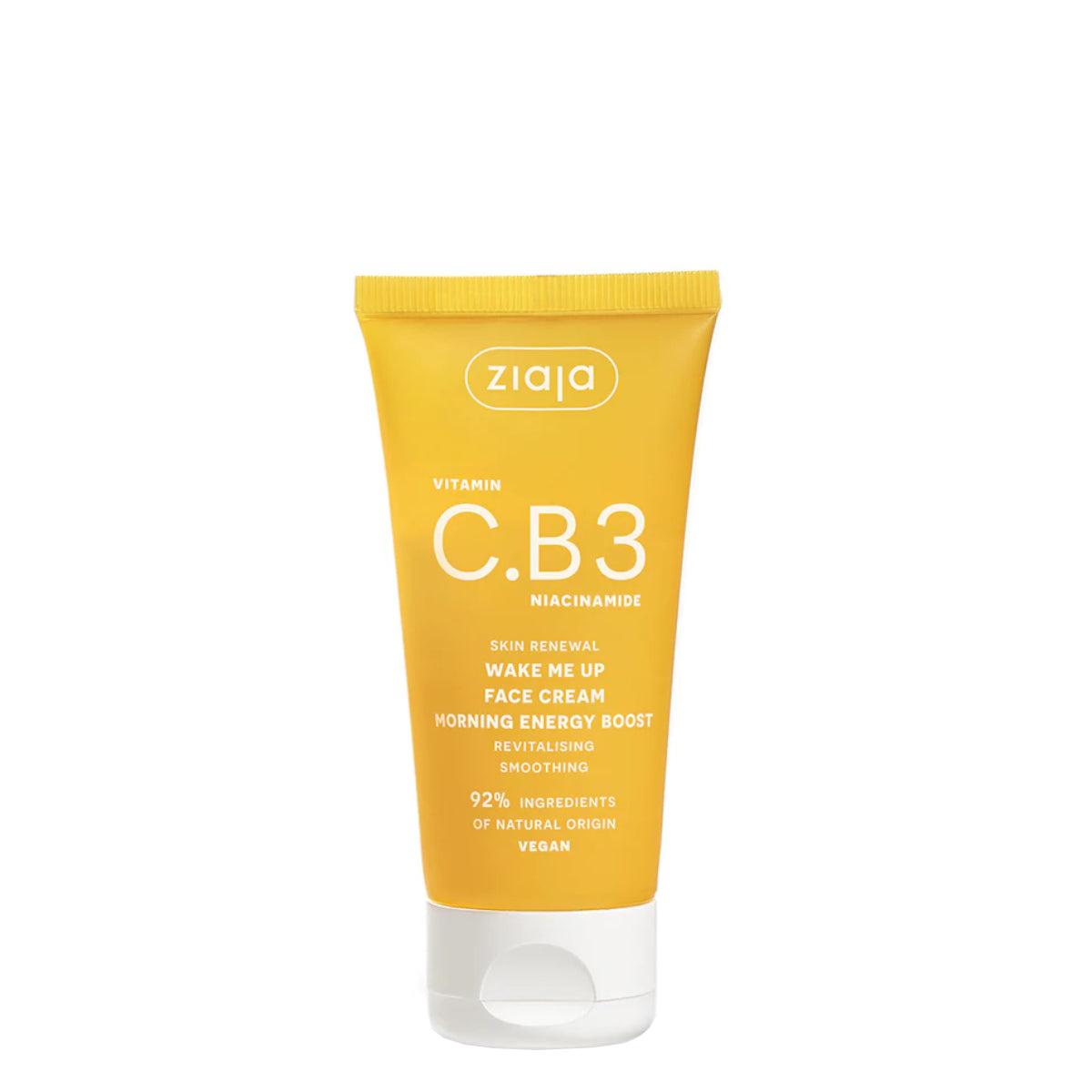 Ziaja Vitamin C.B3 Niacinamide Wake Me Up Cream - retail packaging on a white background