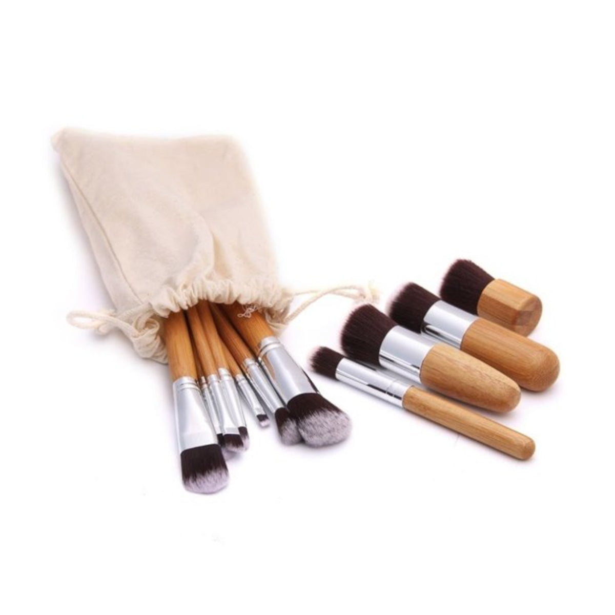 Roxie Collection Bamboo Makeup Brush Set 11pcs 2 - Roxie Cosmetics