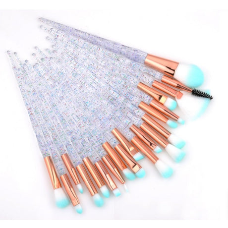 Roxie Collection Glitter Makeup Brush Set 20pcs - Roxie Cosmetics