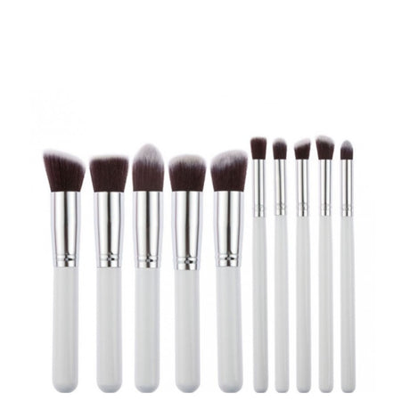 Roxie Collection White Makeup Brush Set 10pcs - Roxie Cosmetics
