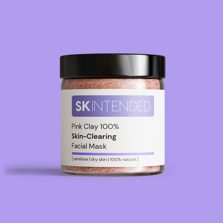 Skintended Pink Clay 100% Skin-Clearing Facial Mask - Roxie Cosmetics