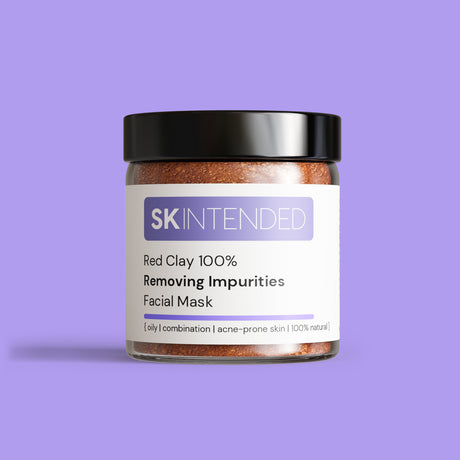Skintended Red Clay 100% Removing Impurities Facial Mask - Roxie Cosmetics
