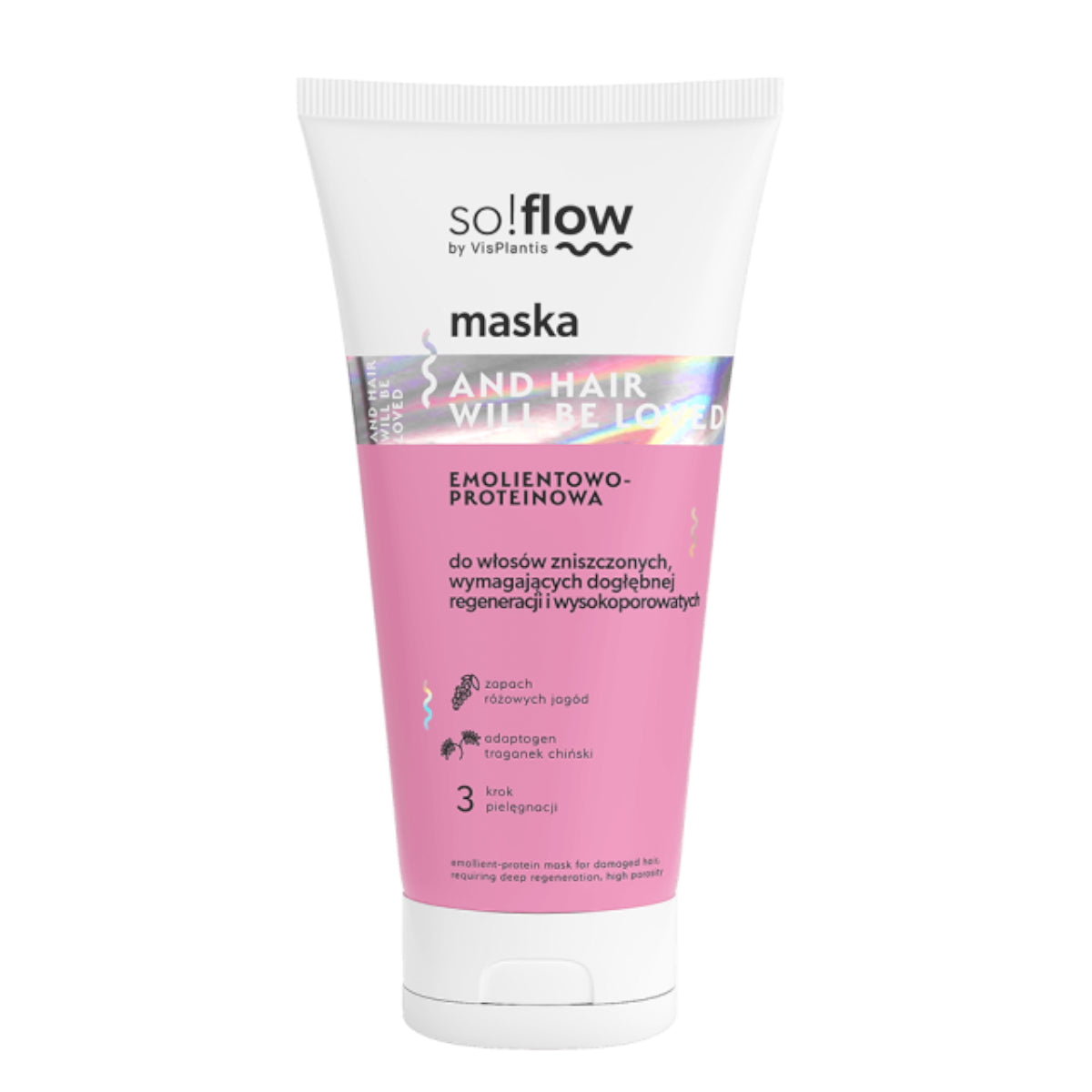 So!Flow Emolient & Protein Mask for Damaged Hair Requiring Deep Regeneration