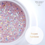 SPN Nails Acryl-O!-Gel Acrylic Gel Frozen Rainbow Swatch