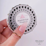 SPN Nails Acryl-O!-Gel Acrylic Gel Hexagon 1.0 Glitter Nails