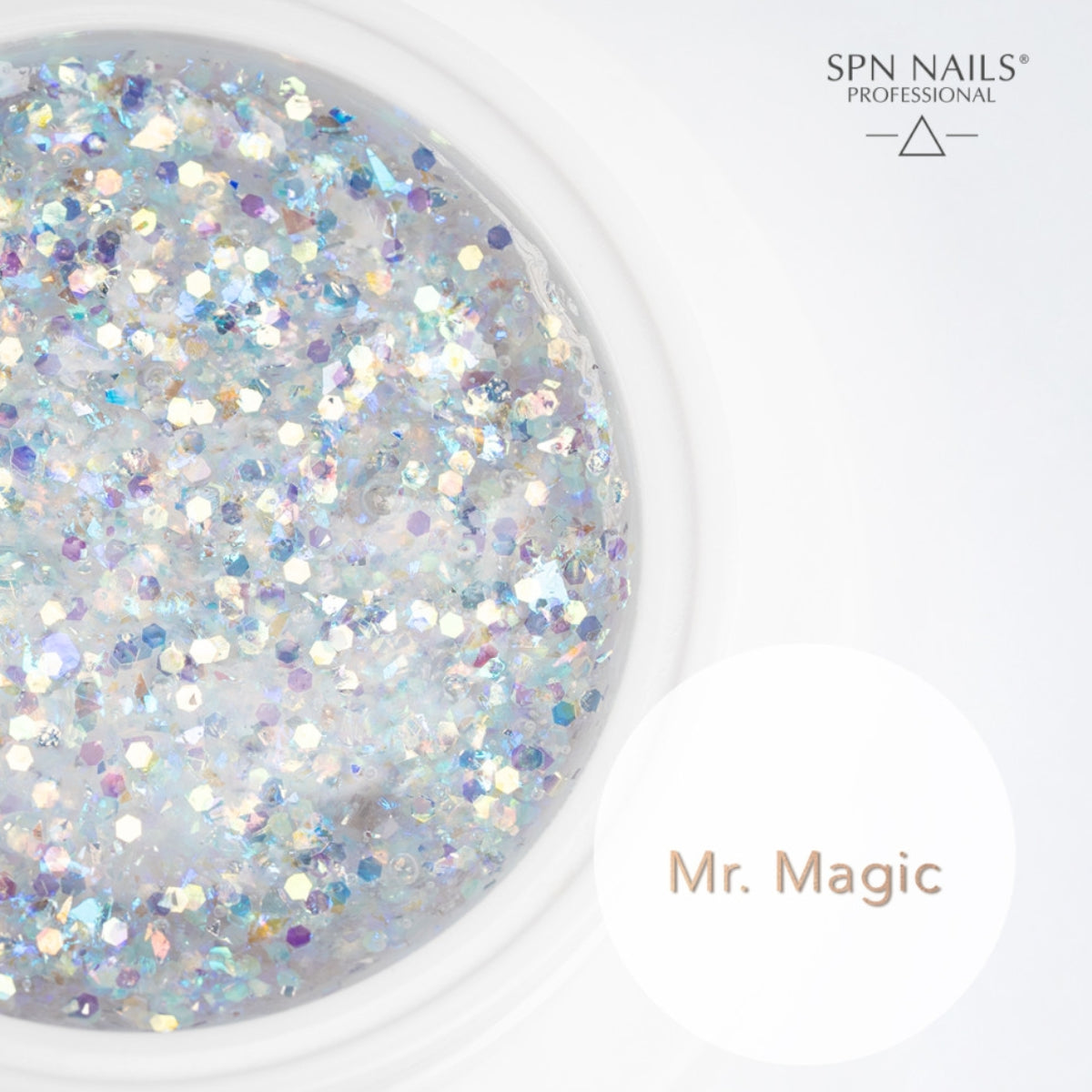 SPN Nails Acryl-O!-Gel Acrylic Gel Mr. Magic Glitter Nails