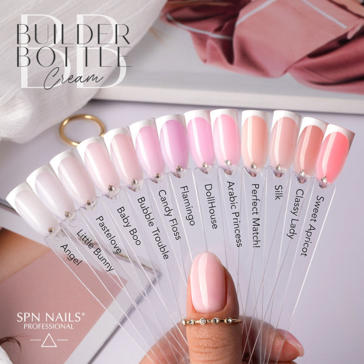 SPN Nails Builder Bottle Cream Angel Collection