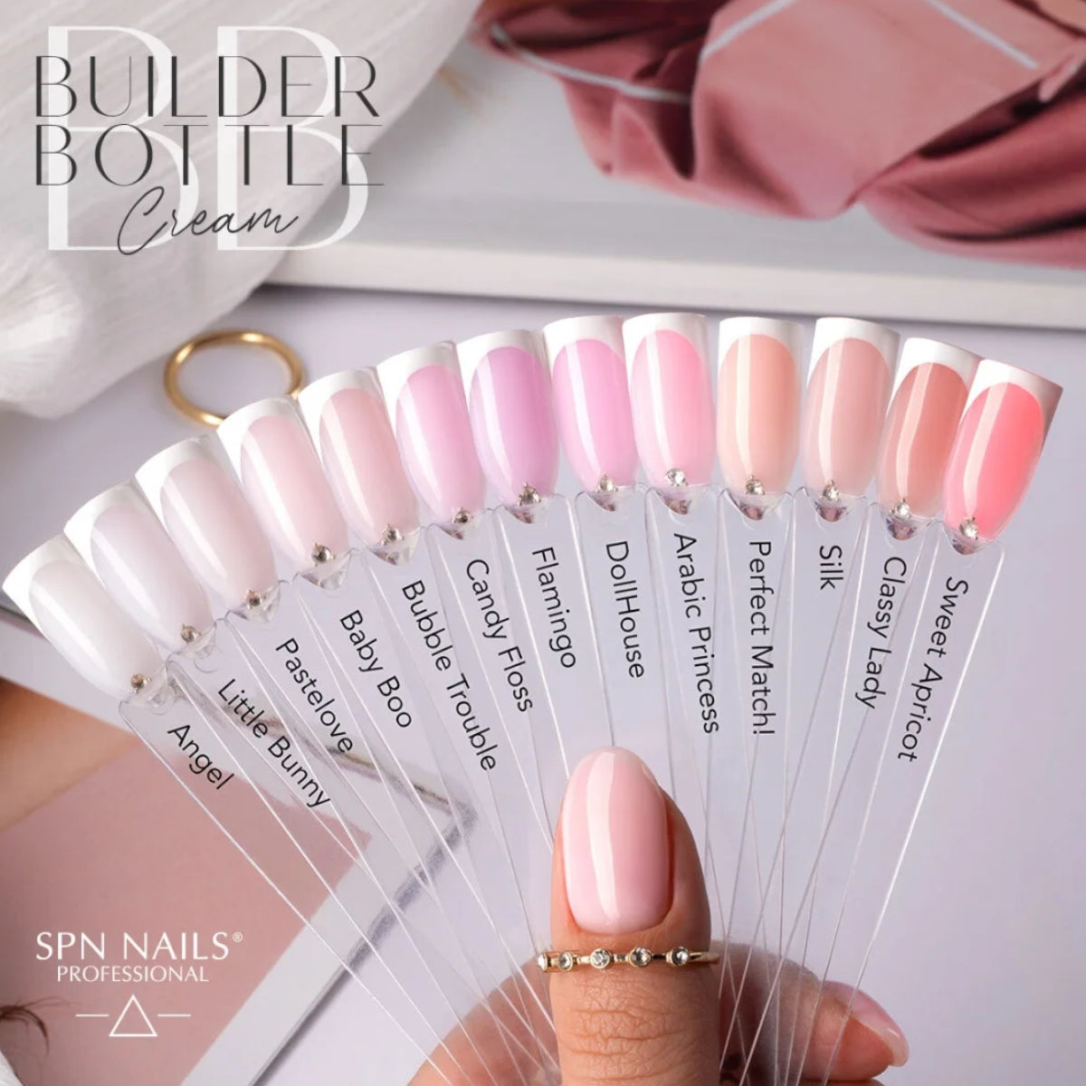 SPN Nails Builder Bottle Cream Baby Boo Collection