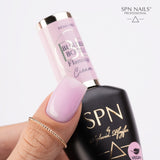 SPN Nails Builder Bottle Cream Flamingo Pink Nail