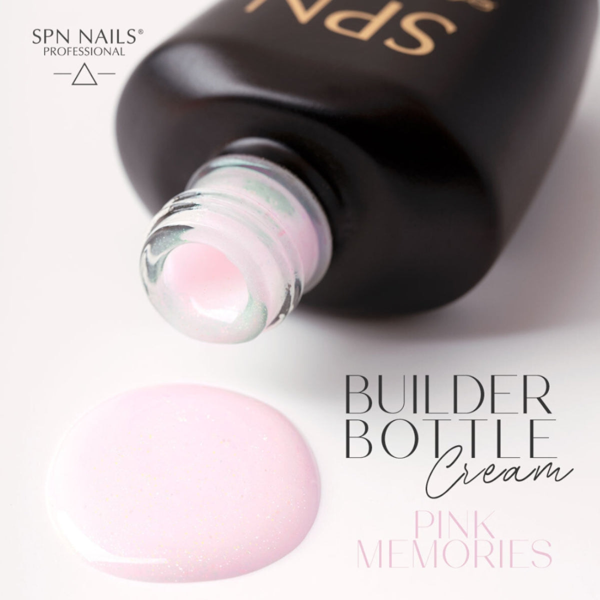 SPN Nails Builder Bottle Cream Pink Memories Swatch