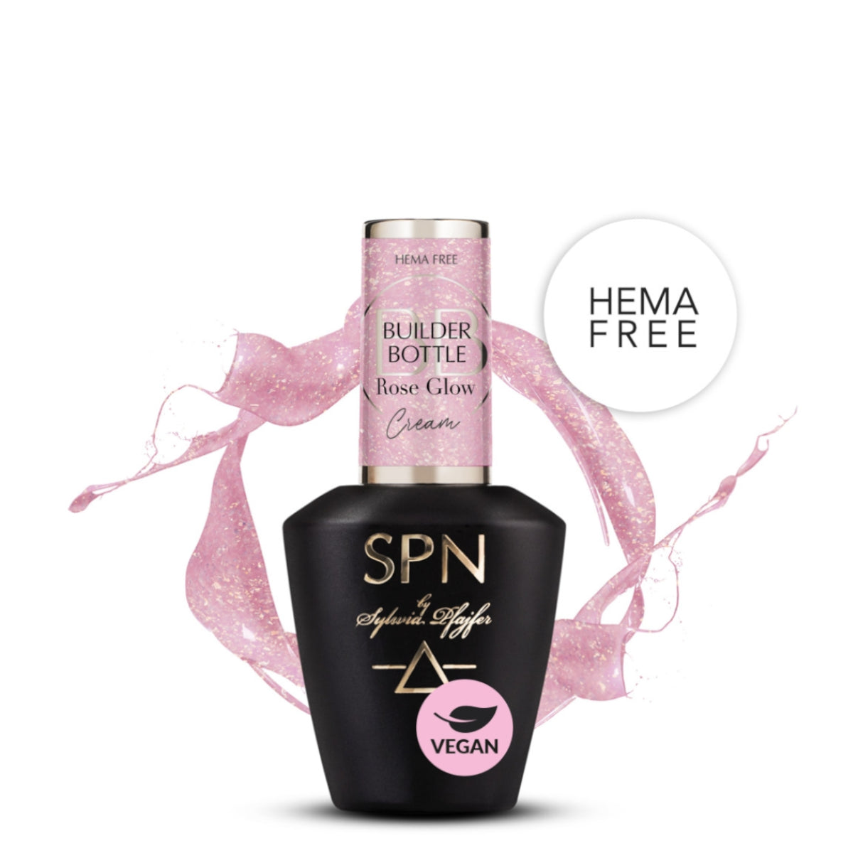 SPN Nails Builder Bottle Cream Rose Glow