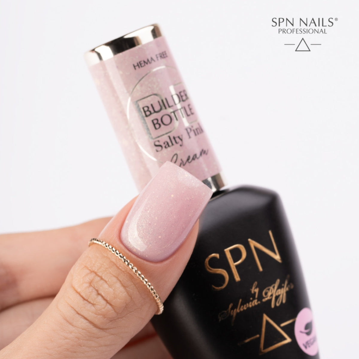 SPN Nails Builder Bottle Cream Salty Pink Nail