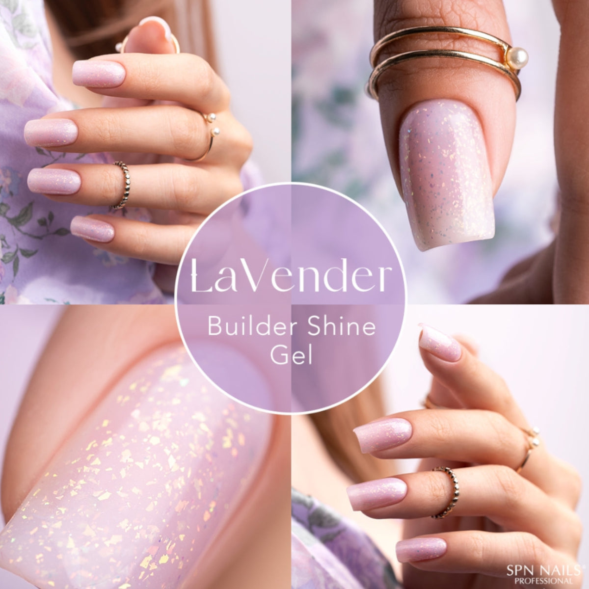 SPN Nails Builder Shine Gel Lavender 15g