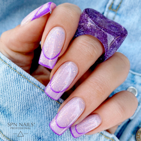 SPN Nails Builder Shine Gel Lavender Nail Styling