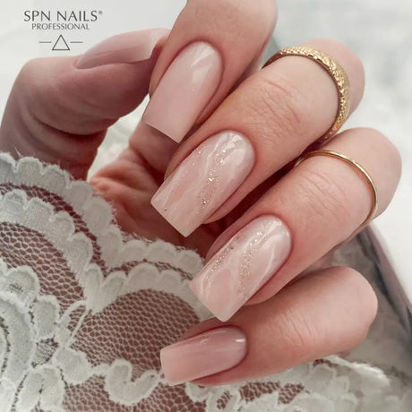 SPN Nails Easy Base NudeBling Nails Style
