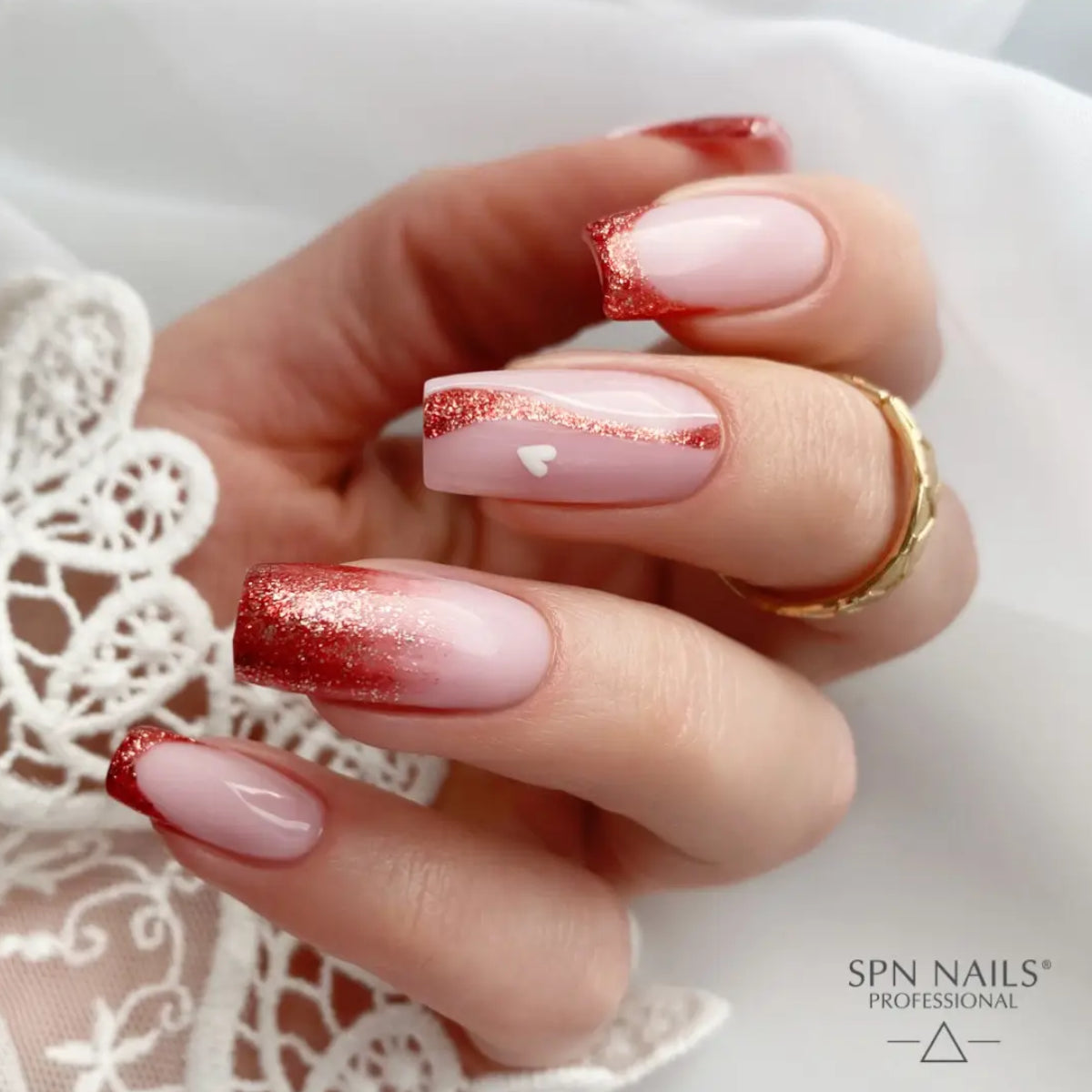SPN Nails Metal Gel No.6 Canyon Red Nail Style