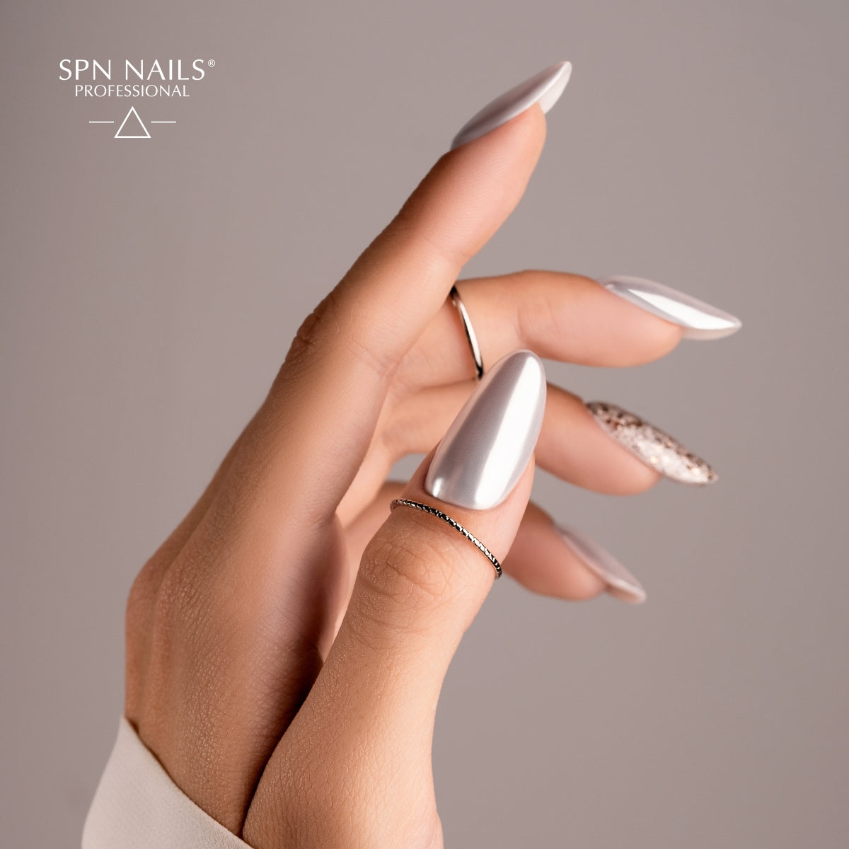 SPN Nails Nail Liquid Chrome Pearl Nail Dust Nail Styling