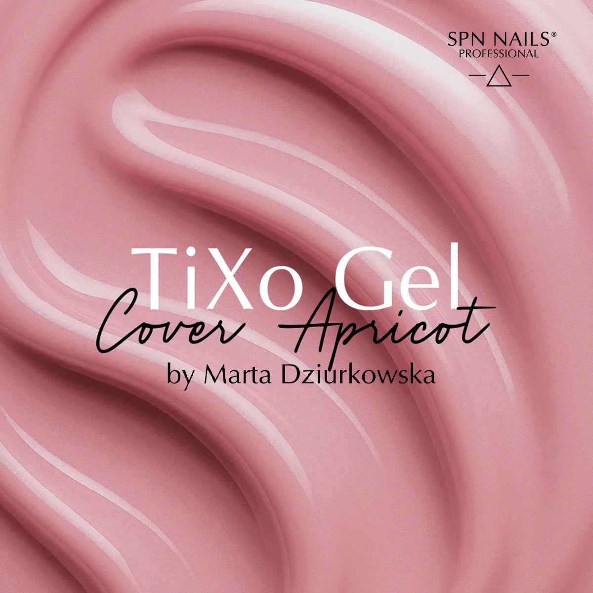 SPN Nails TiXo Builder Gel Cover Apricot by Marta Dziurkowska