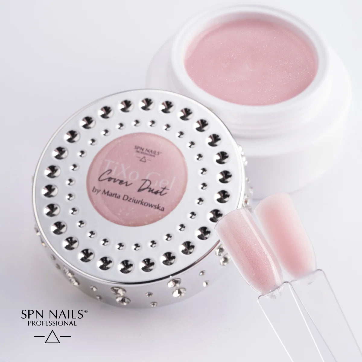 SPN Nails TiXo Builder Gel Cover Dust by Marta Dziurkowska