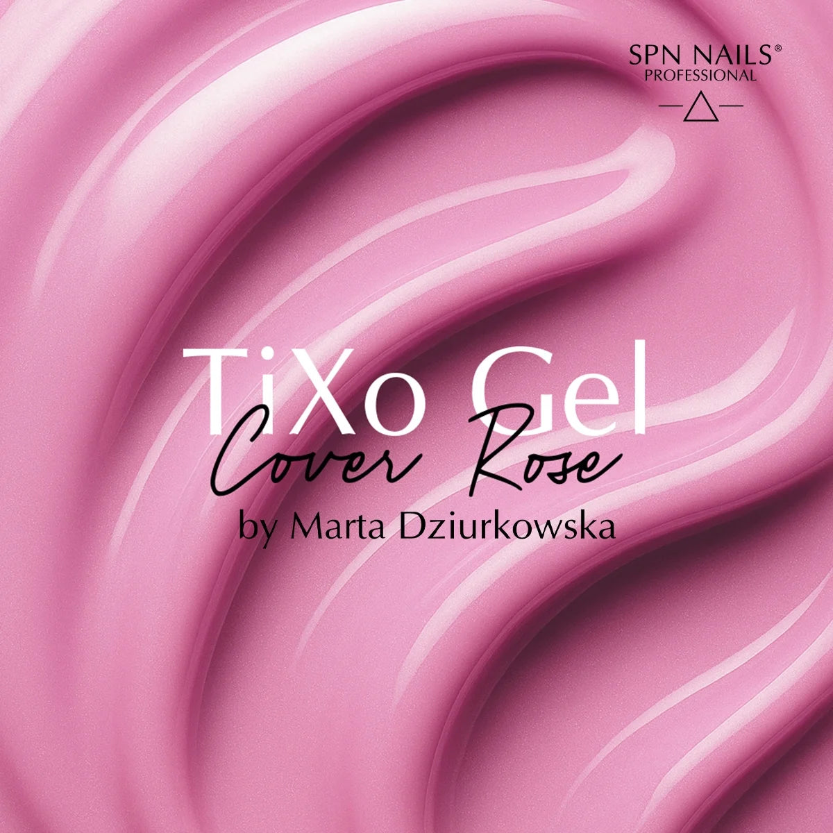 SPN Nails TiXo Builder Gel Cover Rose by Marta Dziurkowska