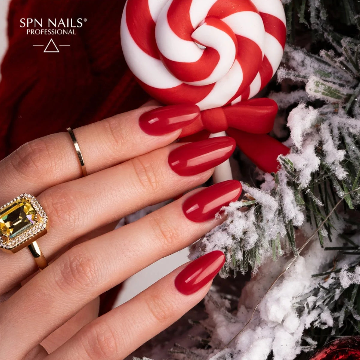 SPN Nails UV/LED Gel Polish 1008 Santa's Red Styling