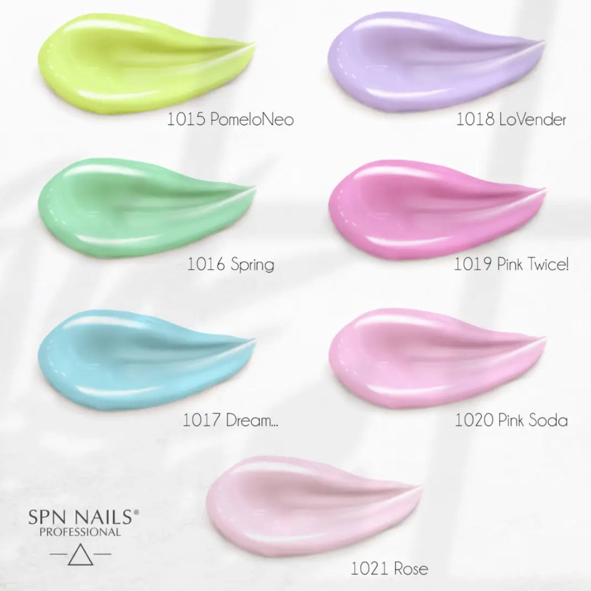 SPN Nails UV/LED Gel Polish 1021 Rose Spring Collection