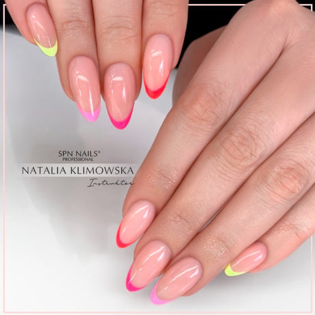 SPN Nails UV/LED Gel Polish 708 Neon Strawberry Red Nails Styling