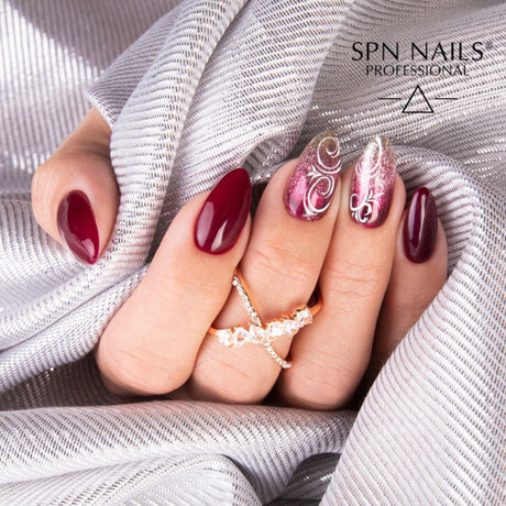 SPN Nails UV/LED Gel Polish 777 Very Cherry Berry Nail Styling