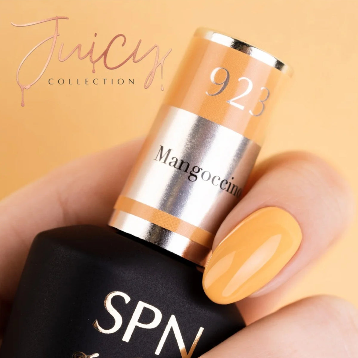 SPN Nails UV/LED Gel Polish 923 Mangoccino Colour Swatch