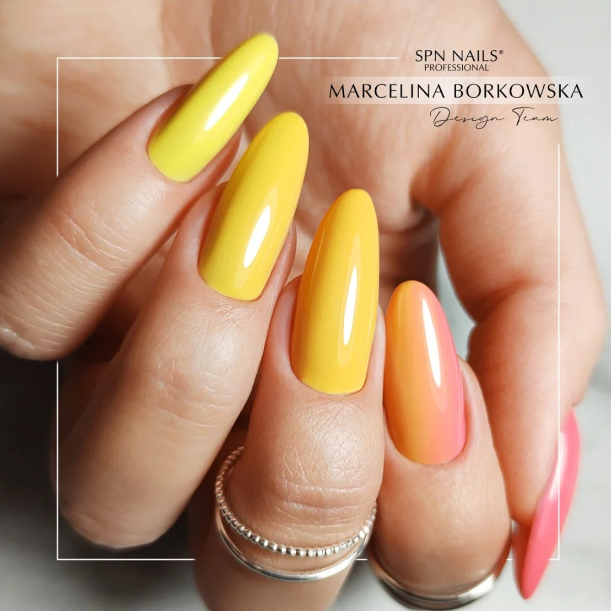 SPN Nails UV/LED Gel Polish 923 Mangoccino Orange Nails