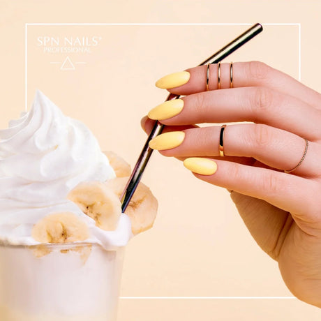 SPN Nails UV/LED Gel Polish 924 Banana Shake Nail Style