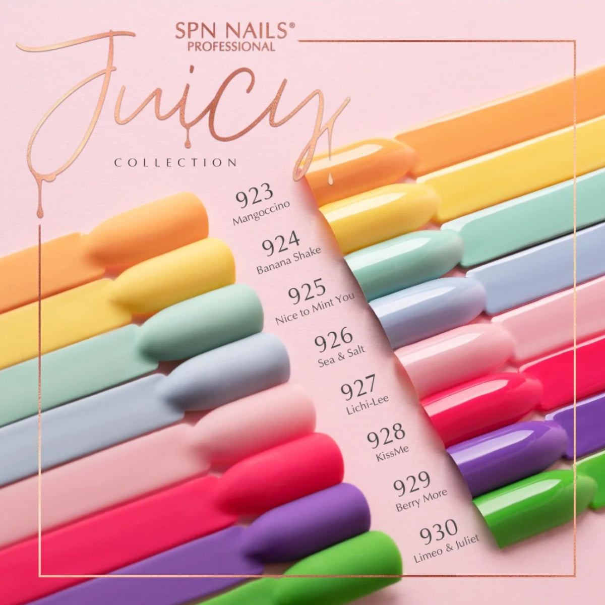 SPN Nails UV/LED Gel Polish 925 Nice to Mint You Juicy Collection