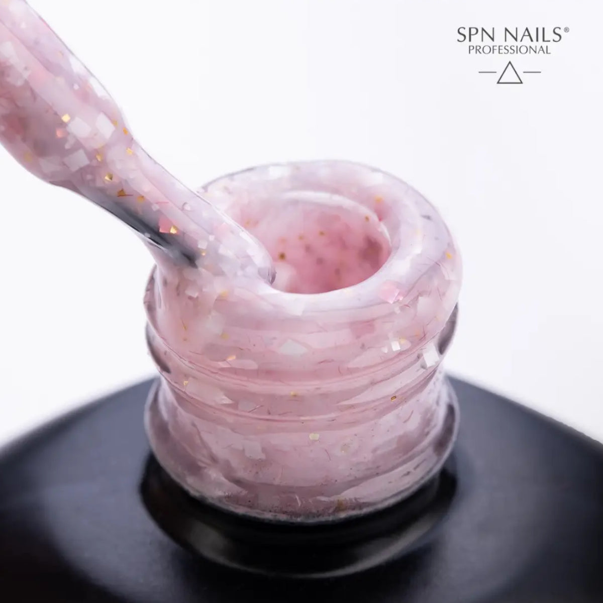 SPN Nails Funny Base Funny #1 Pink Glitter