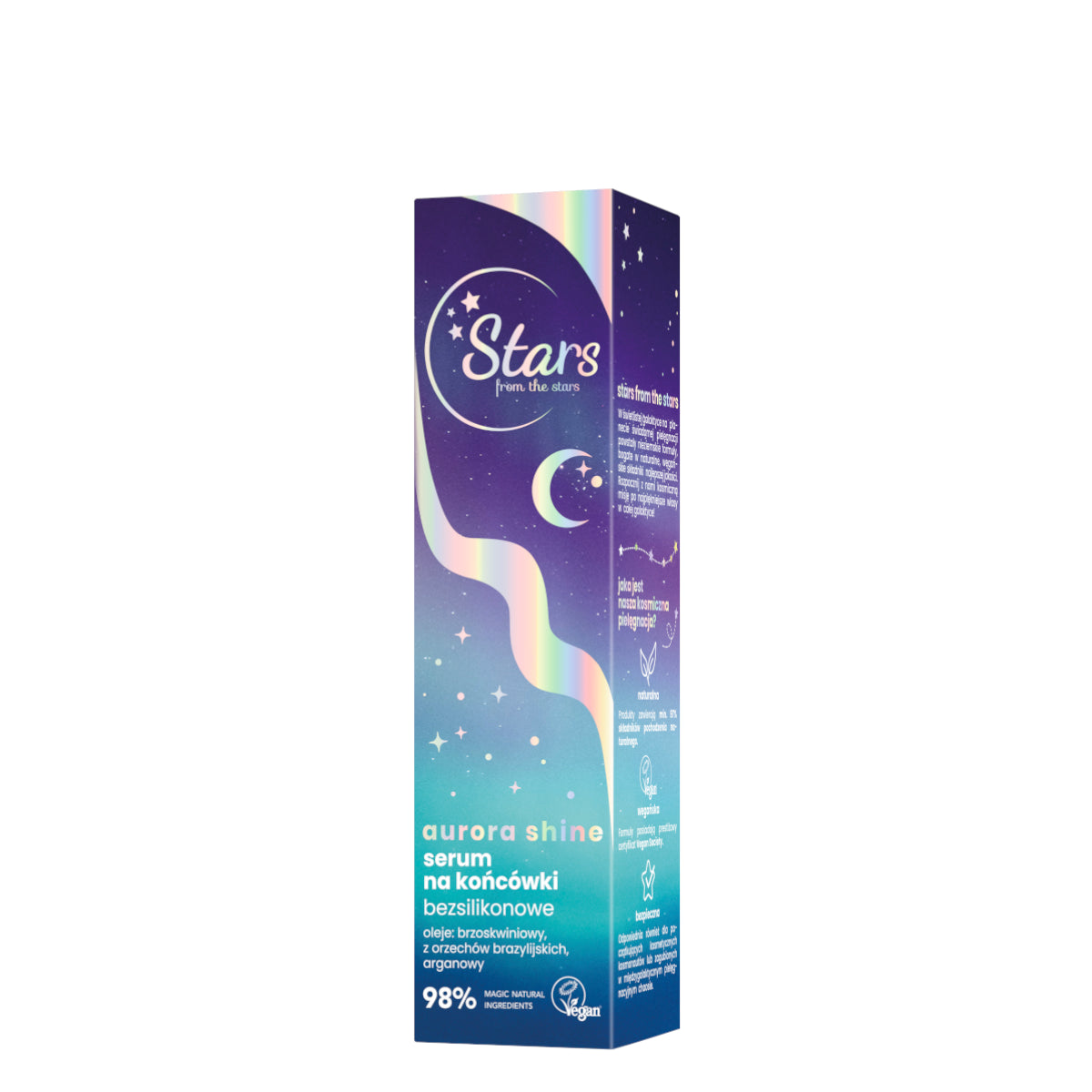 Stars Aurora Shine Hair Oil Protecting Ends Silicone-Free 80ml