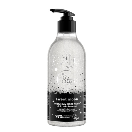 Stars Sweet Moon Lunar Body Wash Gel with Particles Glitter