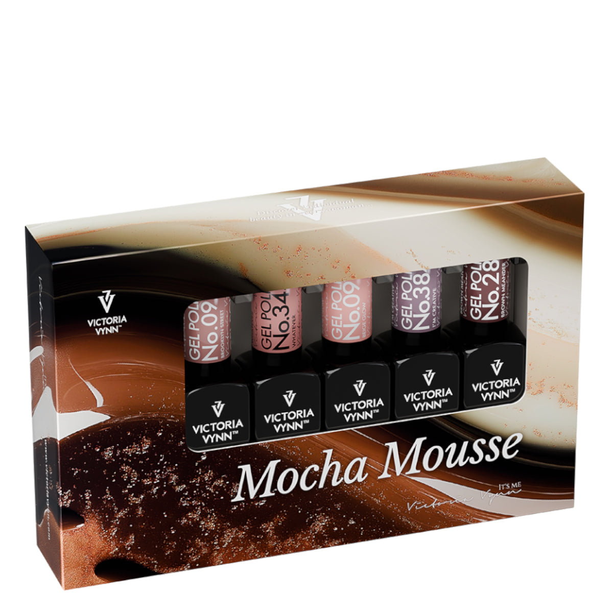 Victoria Vynn Gel Polish Mocha Mousse Collection 5 Pack Gift Set