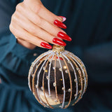 Victoria Vynn Gel Polish Color 301 Locked in Red Nail Style