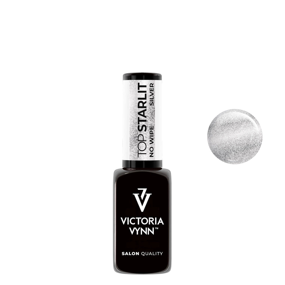 Victoria Vynn Gel Polish Top No Wipe Starlit Silver