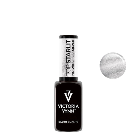 Victoria Vynn Gel Polish Top No Wipe Starlit Silver